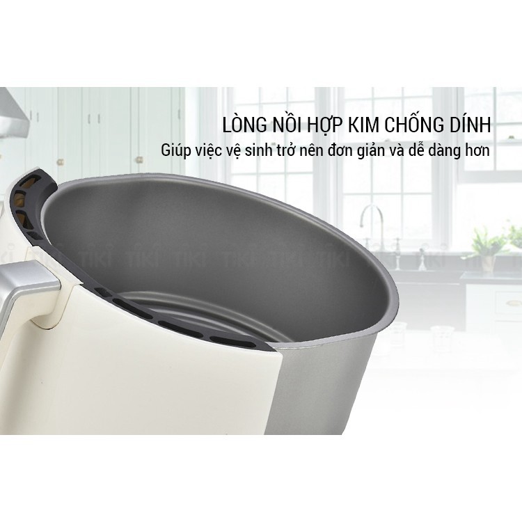 Nồi chiên không dầu PERFECT GLA-768  5L và  PERFECT GLA 609 4L công suất 1400W  bảo hành 12 tháng Siêu Thị Hoàng Oanh