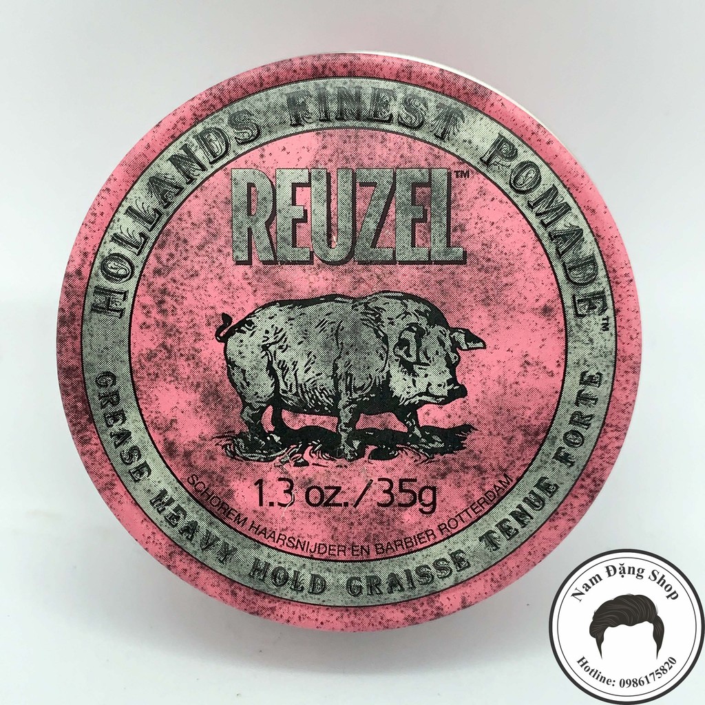 Pomade vuốt tóc Reuzel Pink 35g Hà Lan