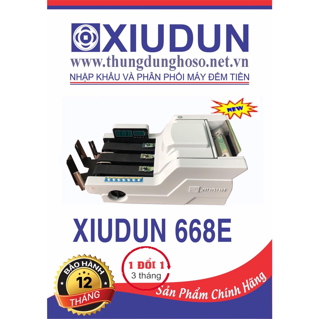 Máy đếm tiền Xiudun 668E thumbnail