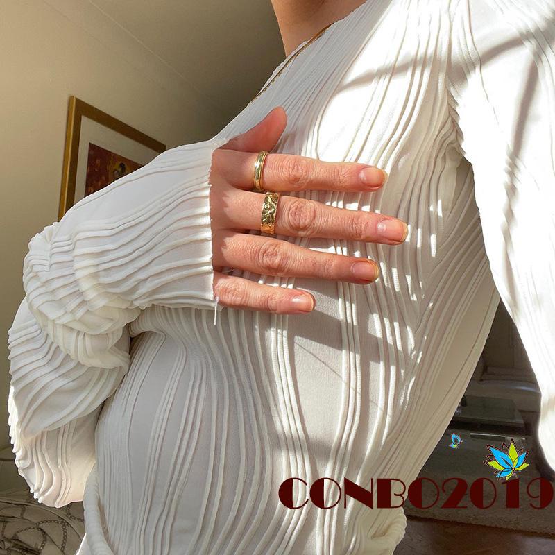 Áo Thun Nữ Dài Tay Cổ Tròn Thời Trang