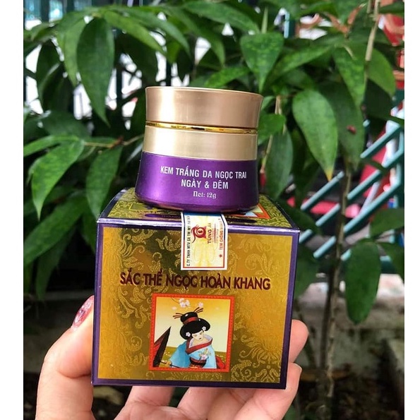 Kem trắng da chống nắng Sắc thể ngọc hoàn khang 12g