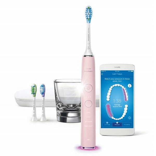 Bàn chải điện tự động SONICARE chính hãng đánh răng 5 chế độ Hàng Nội Địa Cao Cấp