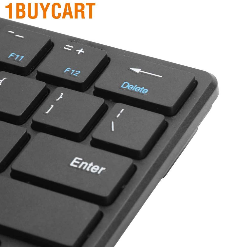 Bộ bàn phím + chuột không dây USB 2.4G 1buycart cho máy tính