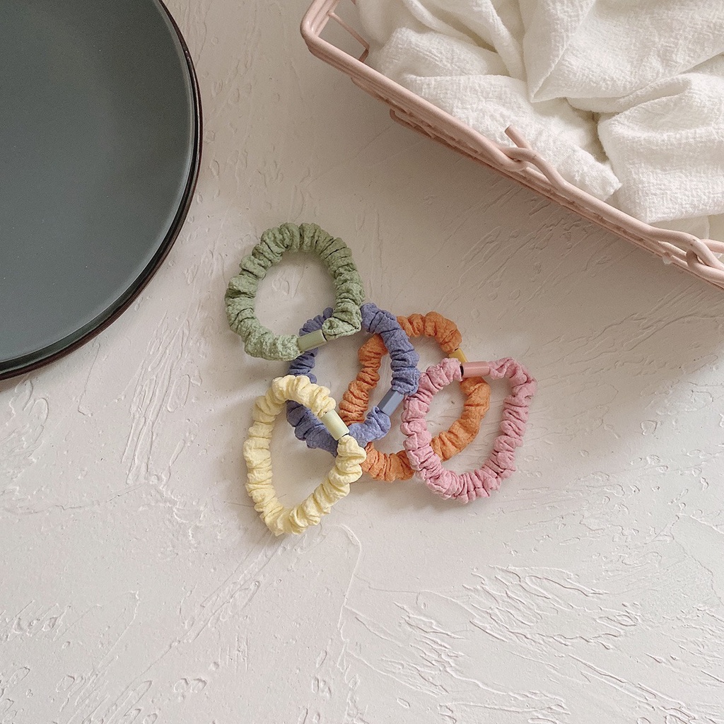 Set 5 dây buộc tóc đủ màu