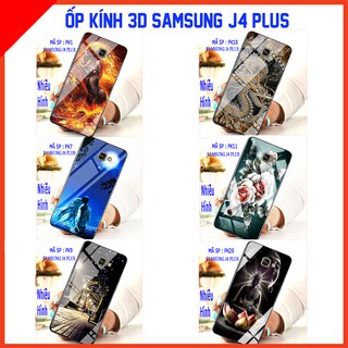 Ốp lưng SAMSUNG J4+, SAMSUNG J4 PLUS mặt kính 3D siêu sang trọng, mặt kính 3d thế hệ mới siêu sắc nét Educase68