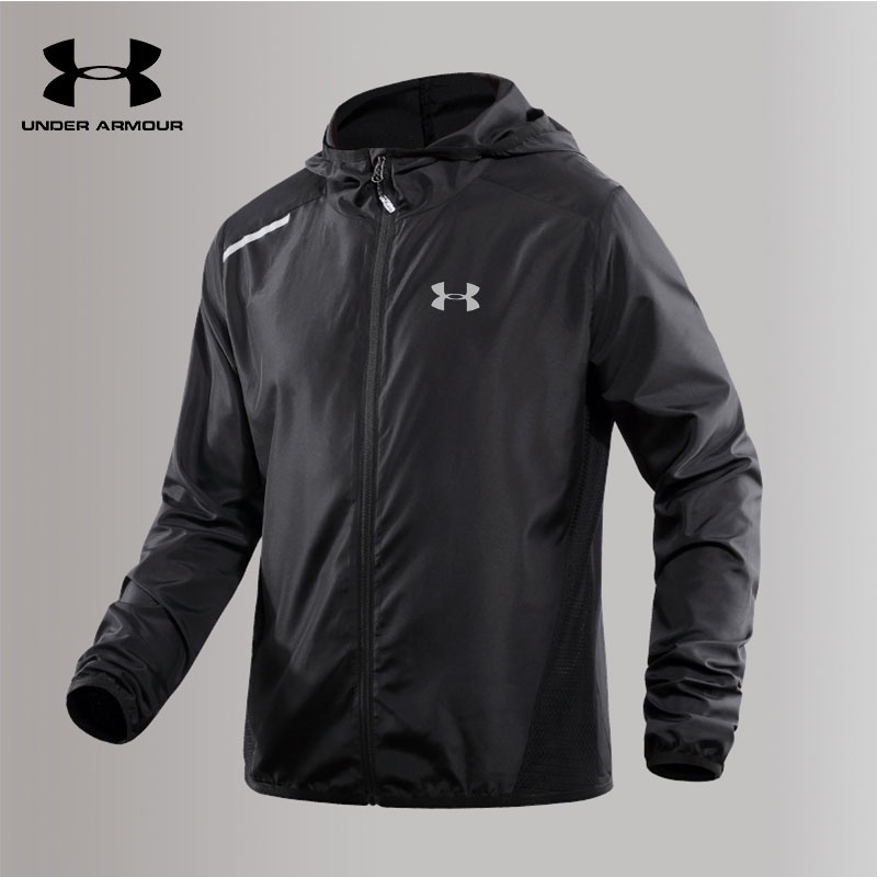 UNDER ARMOUR Áo Khoác Chống Nắng under Armor Có Mũ Trùm Thoáng Khí Mau Khô Mẫu Mới 2022