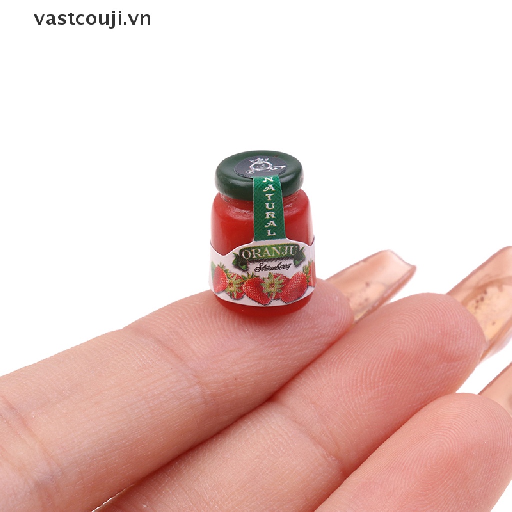 Set 4 Mô Hình Lọ Mứt Trang Trí Nhà Búp Bê Tỉ Lệ 1: 12