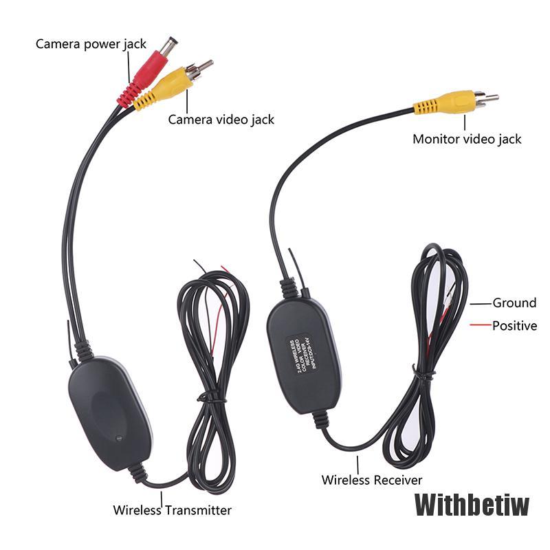 Bộ Truyền Phát Tín Hiệu Video Không Dây 2.4g Và Đầu Thu Cho Camera Chiếu Hậu Xe Hơi 12v | BigBuy360 - bigbuy360.vn