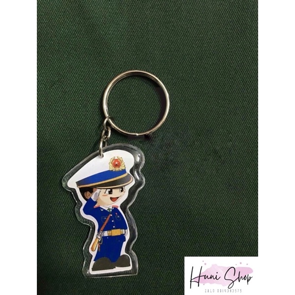 💥MÓC KHÓA CHIBI quân nhân- c/a- bác sĩ dễ thương