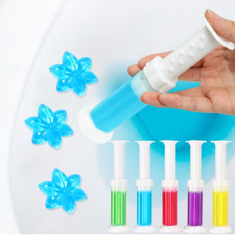 Gel khử mùi diệt khuẩn khử trùng bồn cầu hình bông hoa