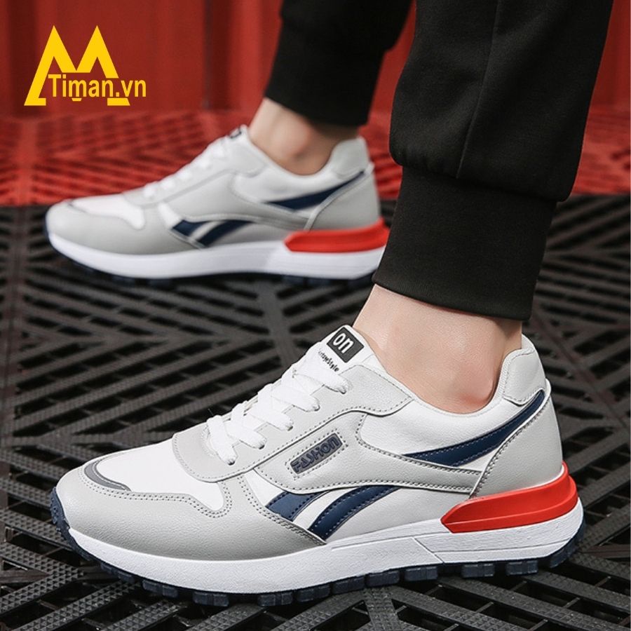 Giày thể thao nam sneaker TIMAN FL05 đế êm vải thoáng khí bảo hành 1 năm