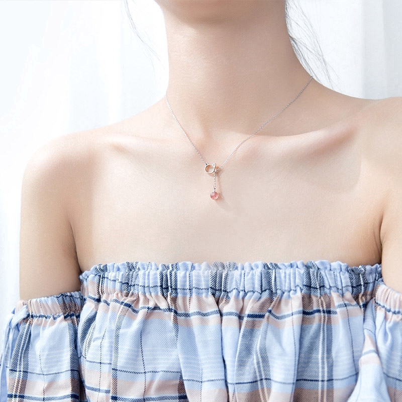 Vòng Cổ Choker Thiết Kế Mặt Mèo Có Hạt Pha Lê Tinh Tế Đành Cho Phụ Nữ