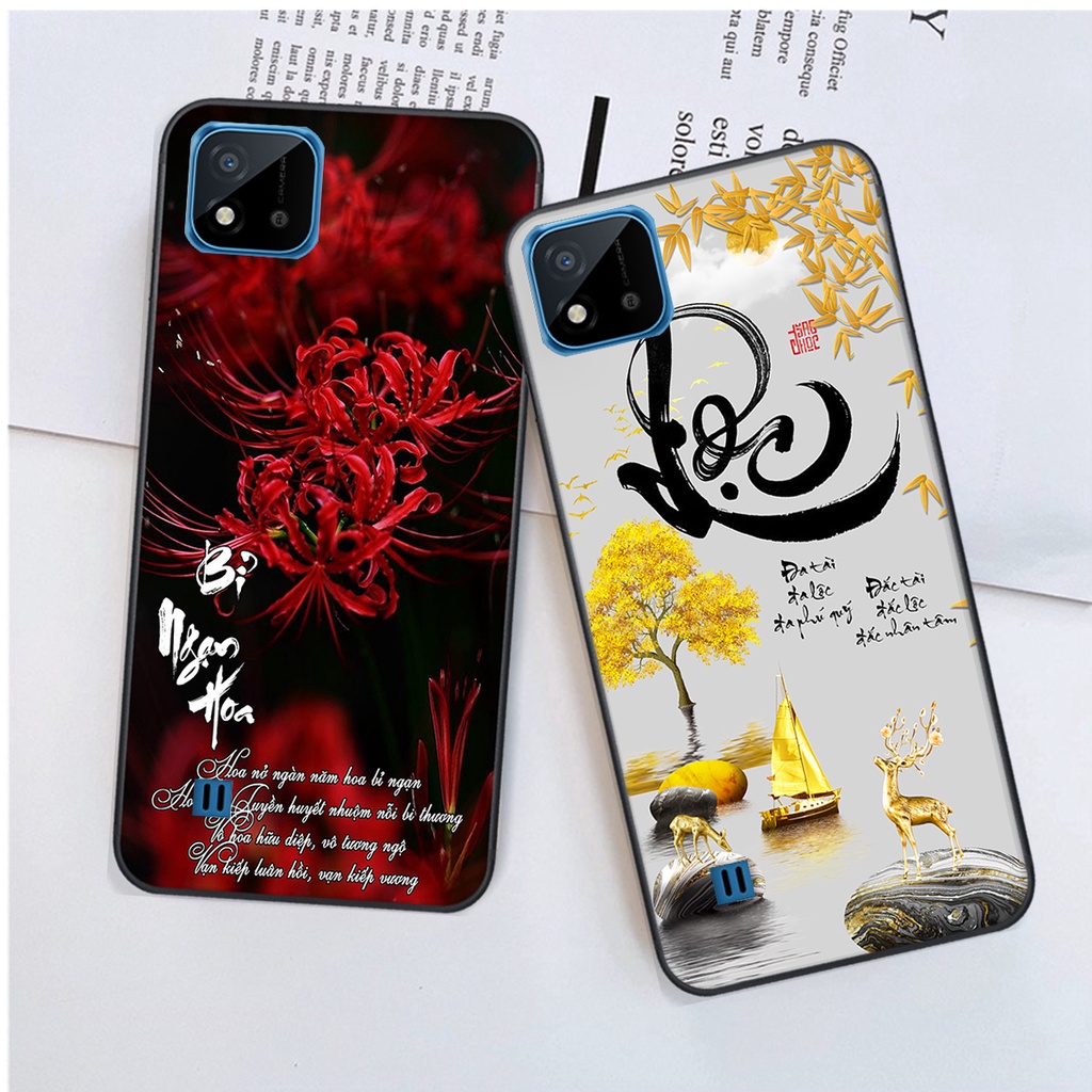 Ốp lưng Realme C11 2021 / C20 in hình chữ tài chữ lộc, Cha Mẹ, bình an SIÊU ĐẸP