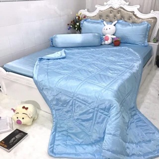 BỘ GA GIƯỜNG PHI LỤA COMBO 5 MÓN 1m6x2m