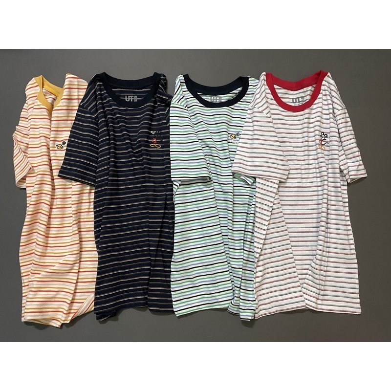 ÁO THUN SỌC MICKEY TAY NGẮN