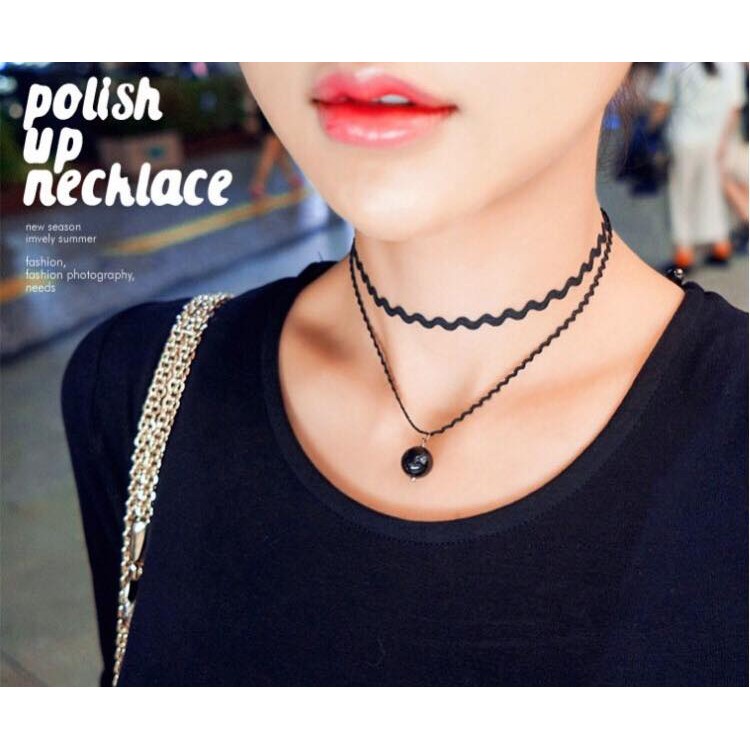 CHOKER ZICZAC HAI DÂY