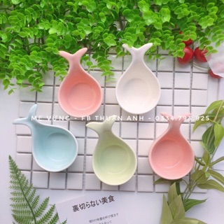 Bát sứ ăn dặm kiểu Nhật hình đuôi cá