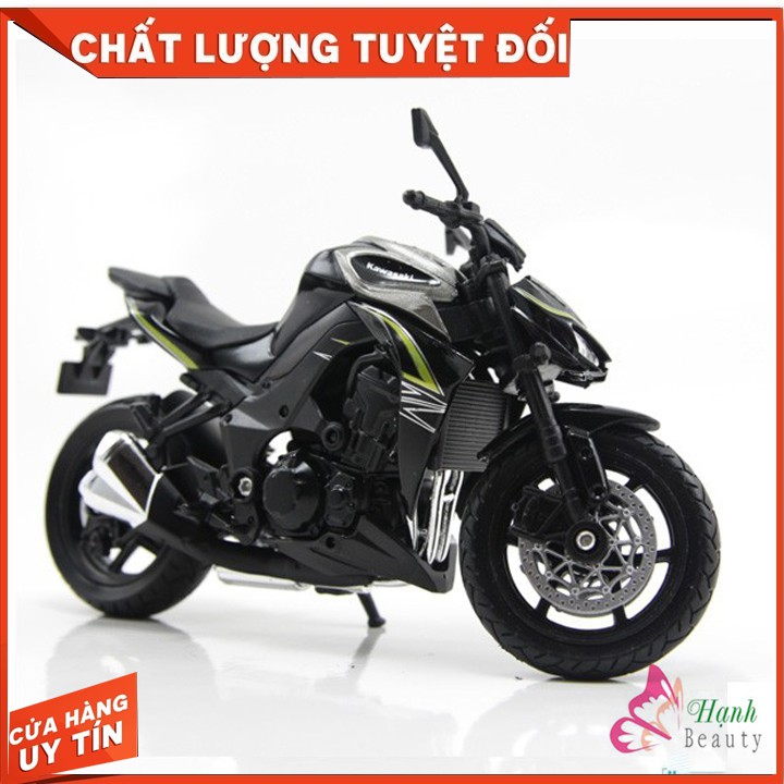 Mô hình xe mô tô Kawasaki Z1000 RR tỉ lệ 1:18 hãng Welly