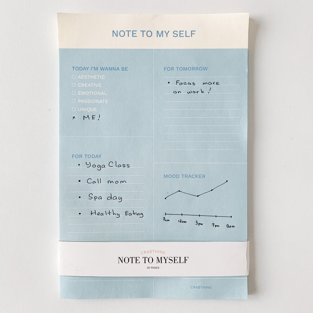 [Mã LIFEB04ALL giảm 10% tối đa 15K đơn 0Đ] Emotional Notepack - Tập 4 loại giấy note - 120 tờ