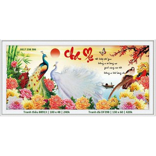 Tranh thêu cha mẹ 88913