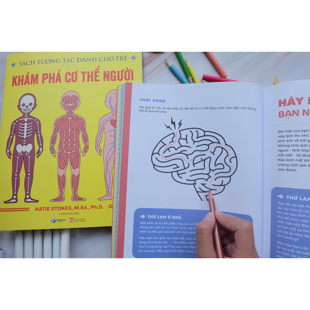 Sách - Khám Phá Cơ Thể Người - Sách tương tác dành cho trẻ 3+ - Nhiều tác giả