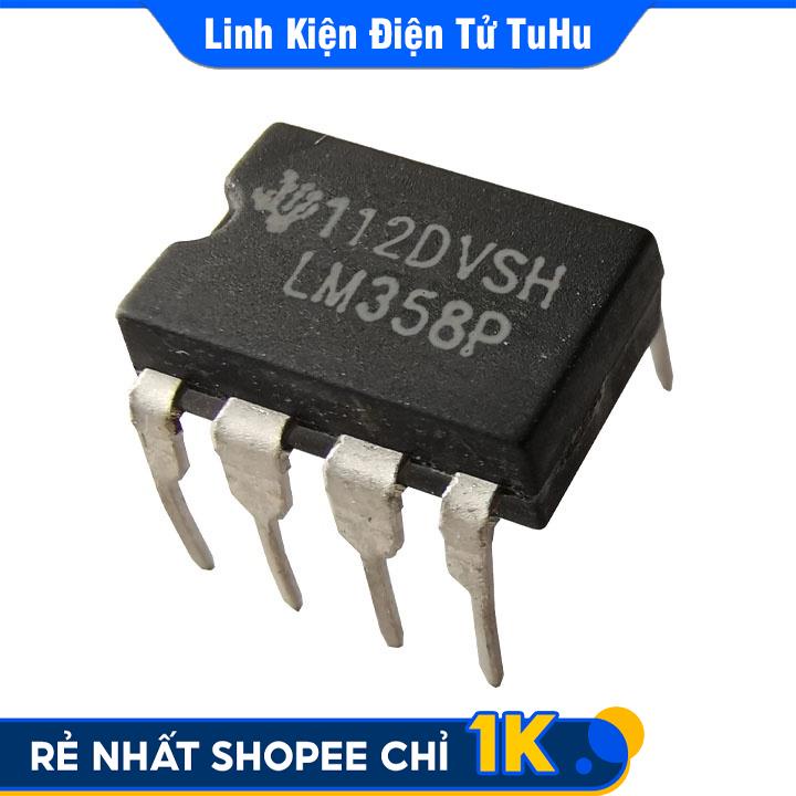 LM358 DIP8 (IC Khuếch Đại Thuật Toán)