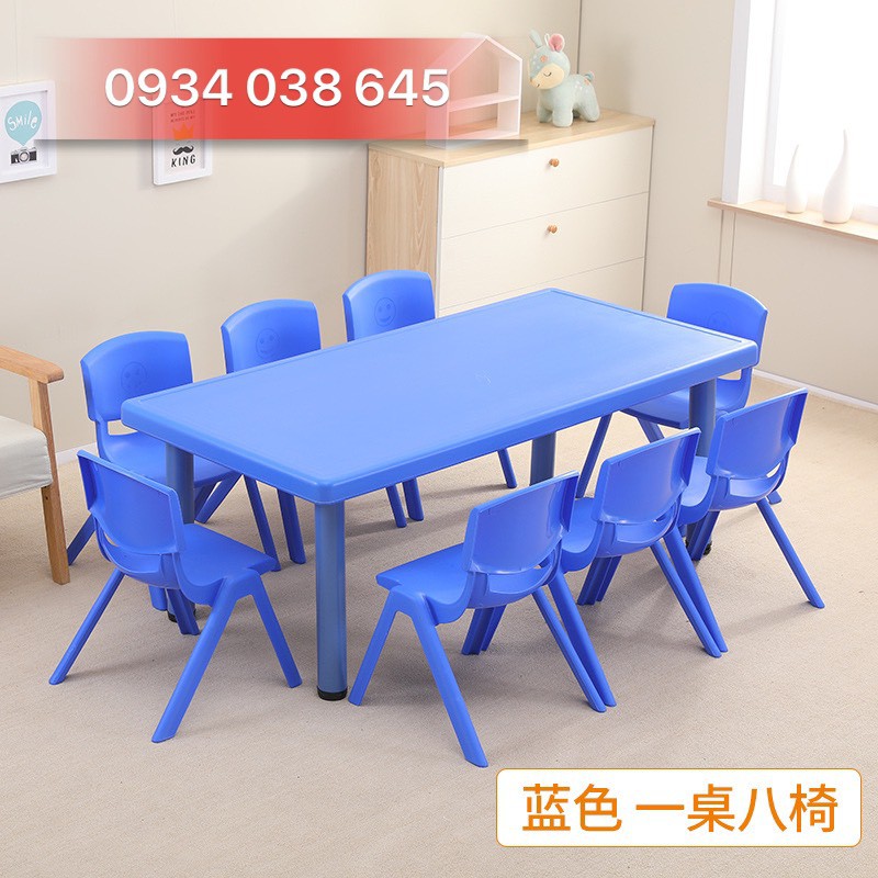 Bàn học cho bé thích hợp cho trẻ ngồi từ mẫu giáo đến hết cấp 2