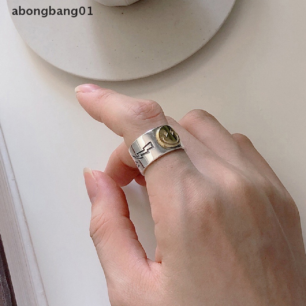 Nhẫn Mặt Cười Thời Trang Boho Cho Nam Và Nữ Bongbang01