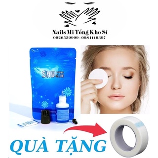 Keo nối mi Sky blue keo nối mi tại fan khô chậm, đầu manocanh học nối mi
