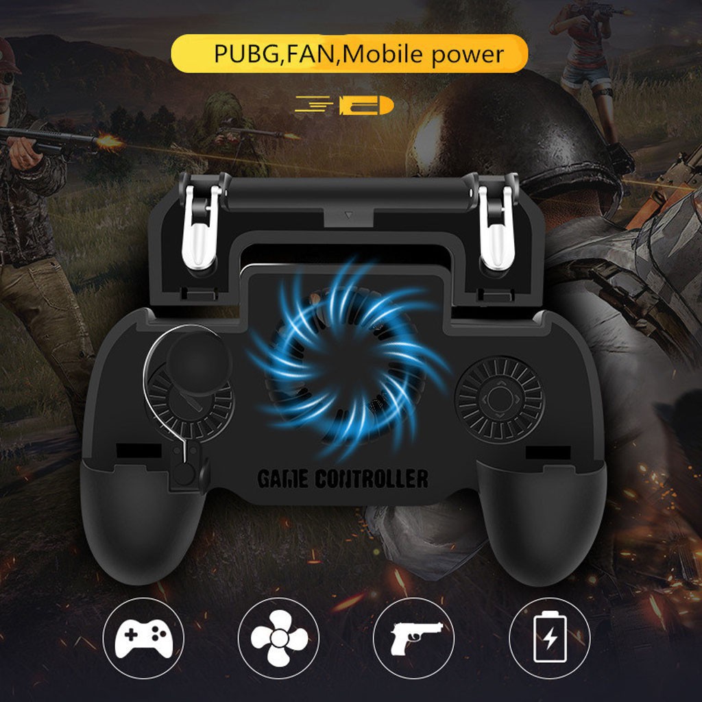 [HÀNG SẴN] Tay Cầm Chơi Game PUBG, ROS, FF/Liên Quân Mobile/Quạt Tản Nhiệt Kiêm Sac Dự Phòng