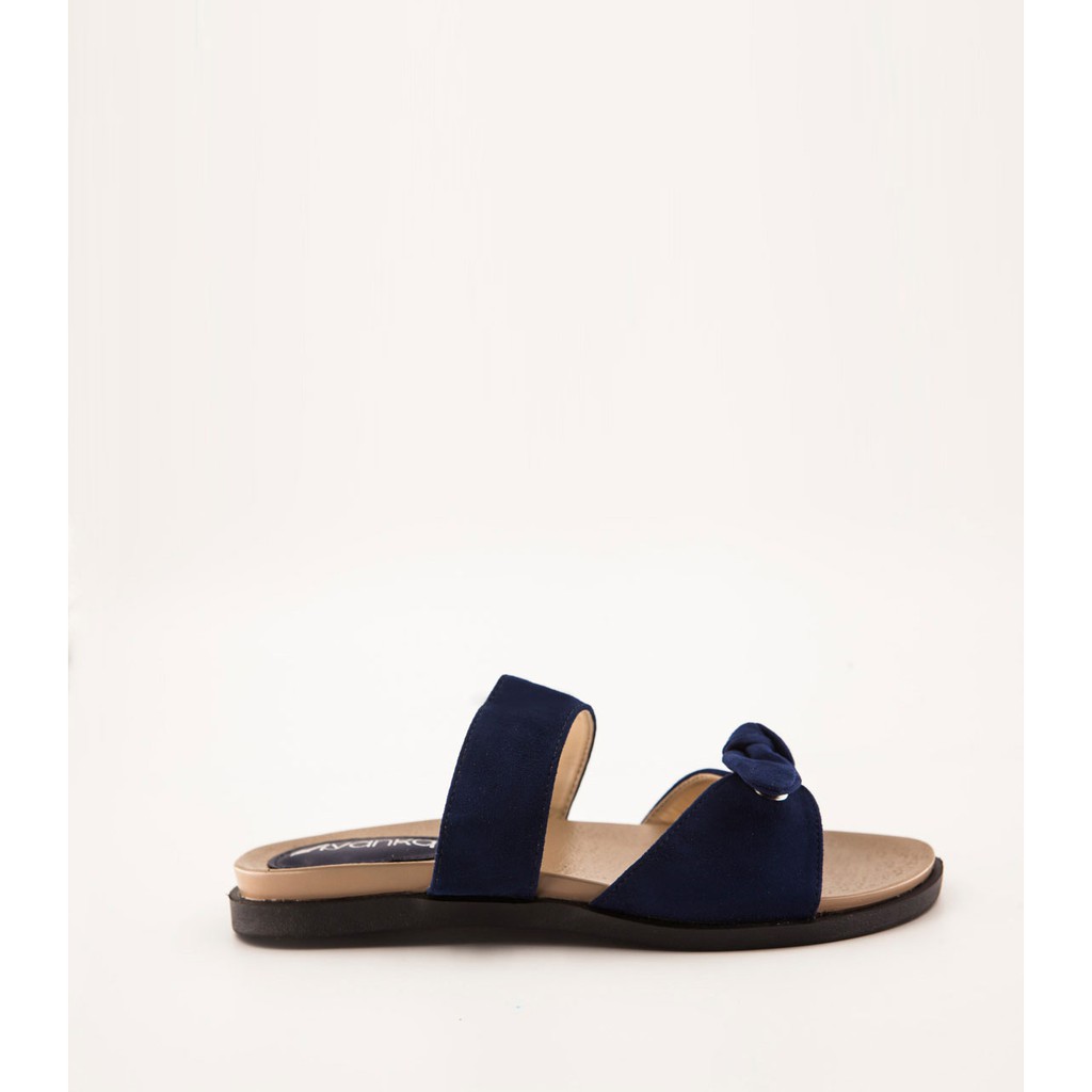 Dép tai thỏ Ivanka DN001XANHDEN