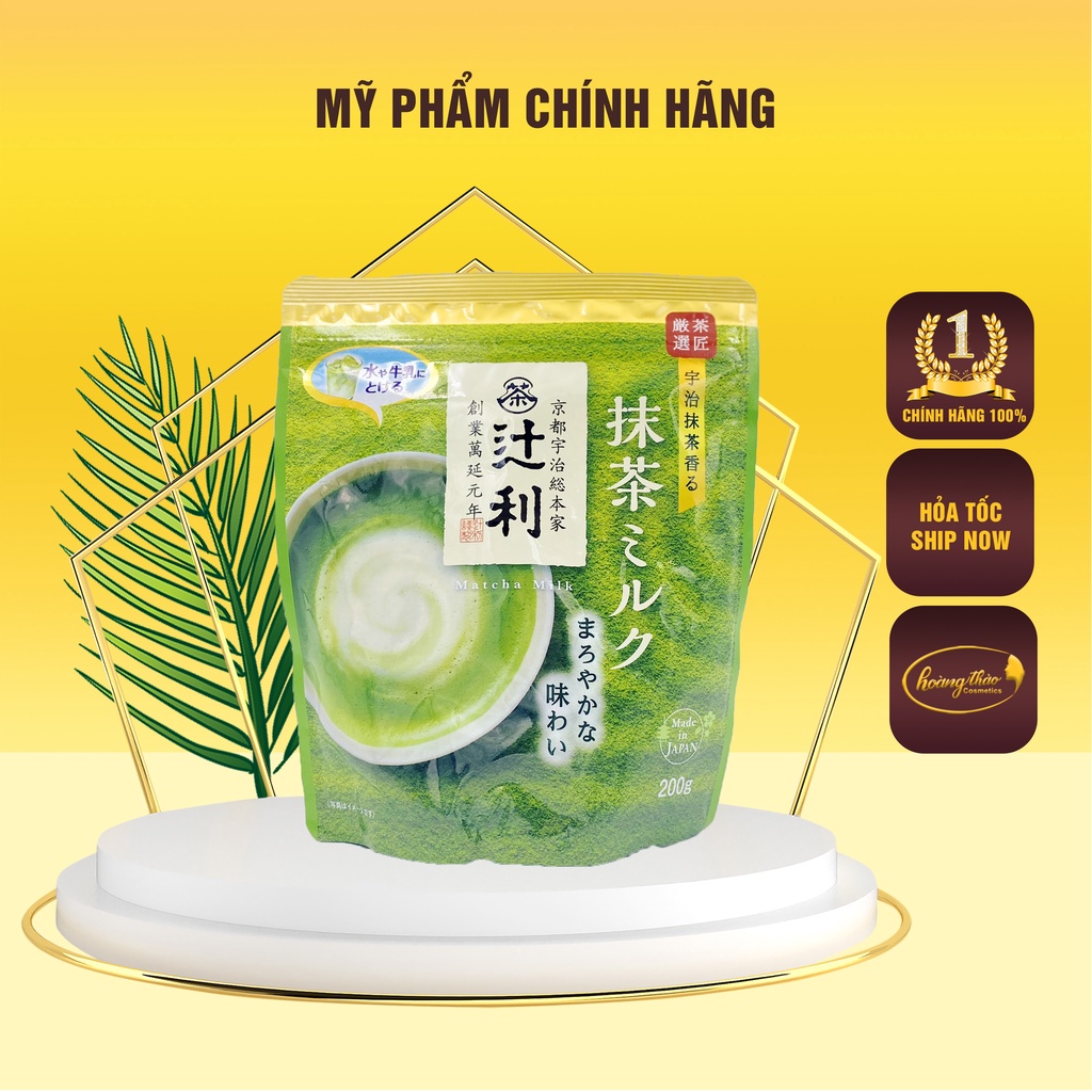 BỘT TRÀ SỮA TRÀ XANH KATAOKA UJI MATCHA MILK 200G