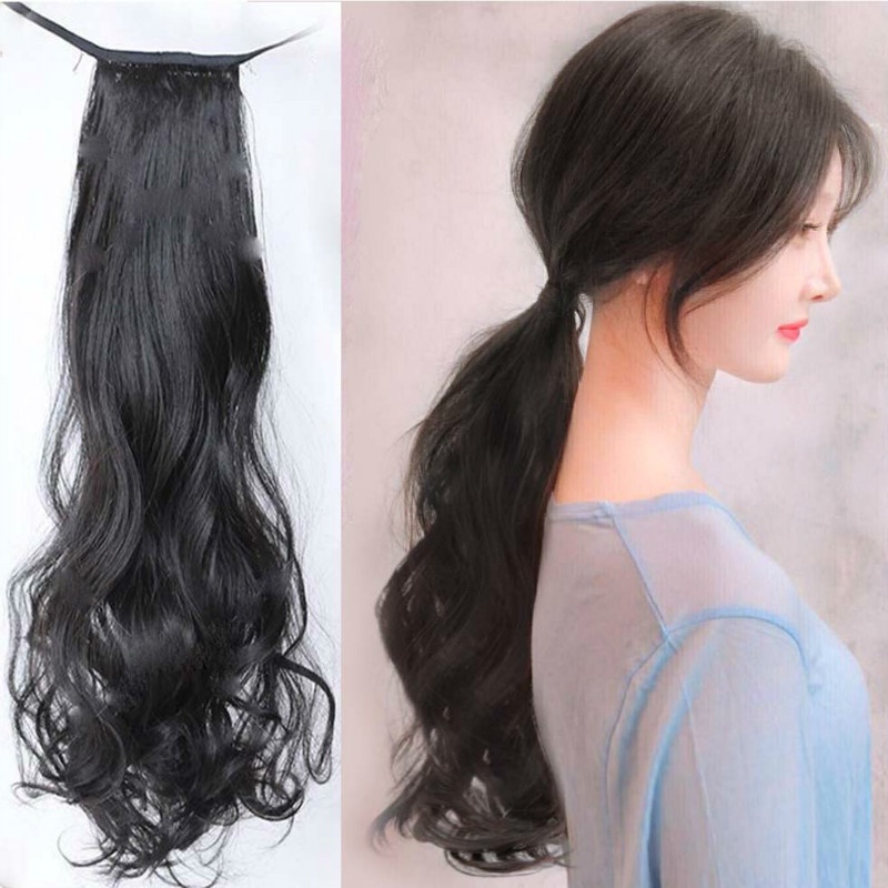 Bộ Tóc Giả Xoăn Nhuộm Màu Thời Trang Dành Cho Nữ