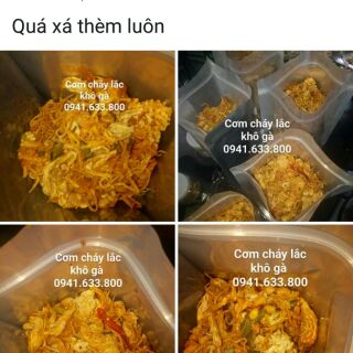 Combo Cơm cháy lắc khô gà