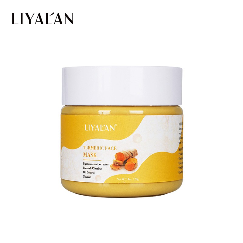 LIYAL'AN Mặt Nạ Đất Sét Nghệ Thải Độc Dưỡng Sáng Da 120g