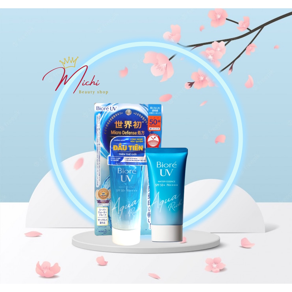 Kem chống nắng Biore UV Aqua Rich Watery Essence