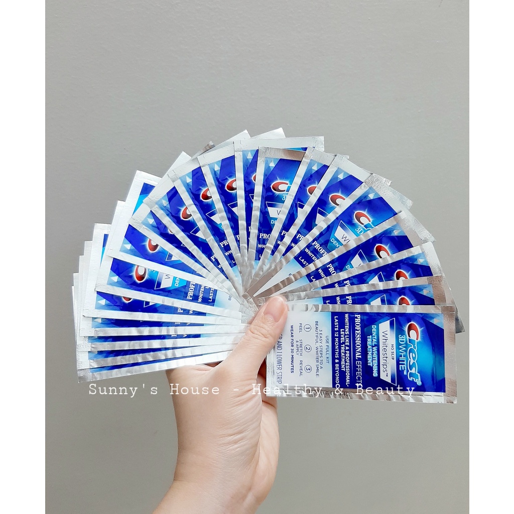 Miếng Dán Trắng Răng 3D Whitestrips