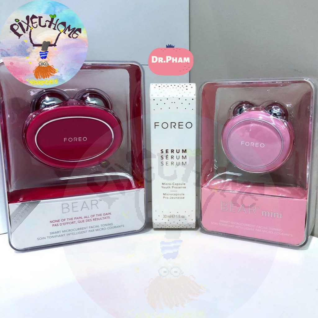 ✅[𝐃𝐫.𝐏𝐡𝐚𝐦]Máy nâng cơ mặt Foreo Bear Mini,Full🌸[CHỈ SẴN ÍT-LIÊN HỆ TRƯỚC MUA]