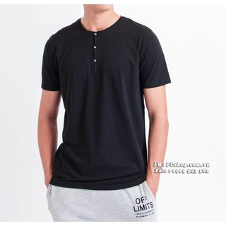 Áo thun Henley tay ngắn