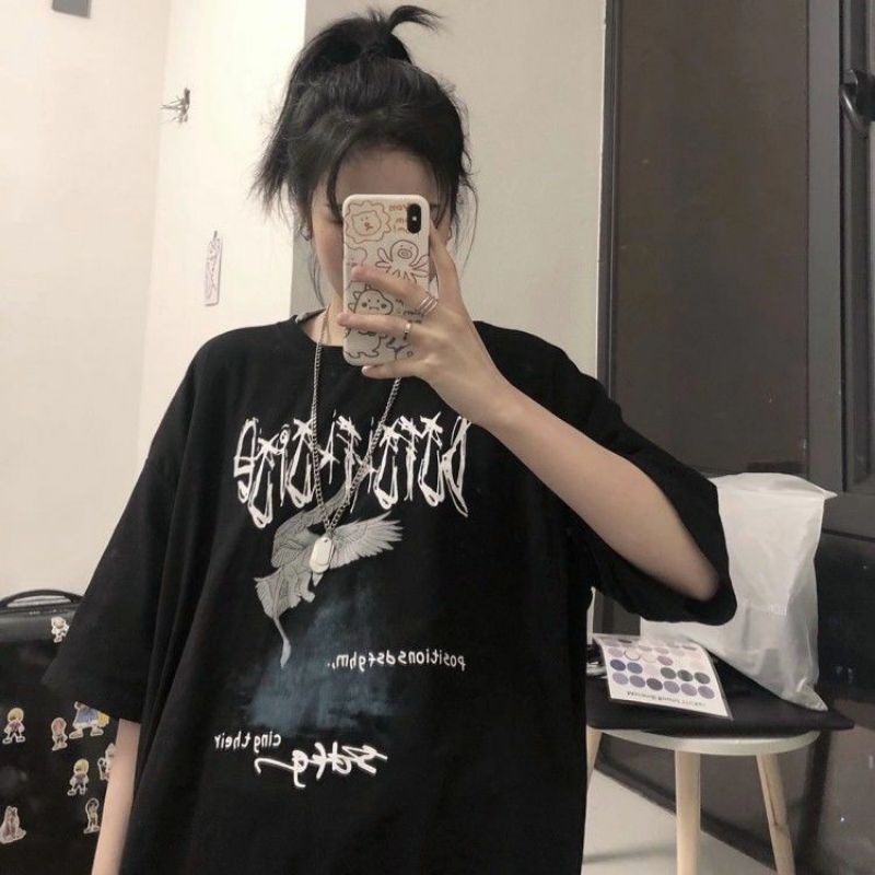 Áo Thun Tay Lỡ Nam Nữ Unisex Form Rộng Ulzzang