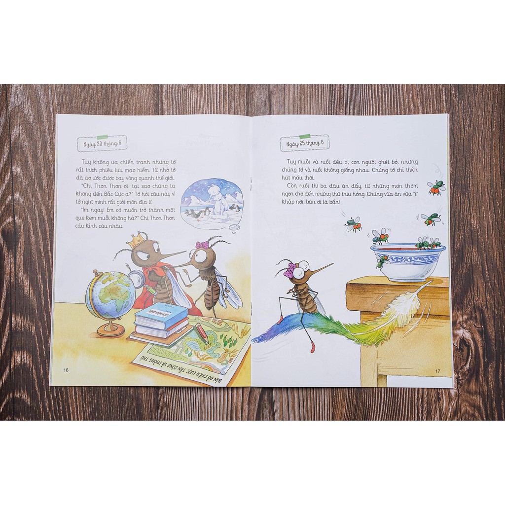 Sách - Nhật Kí Thế Giới Côn Trùng: Nhật Kí Muỗi