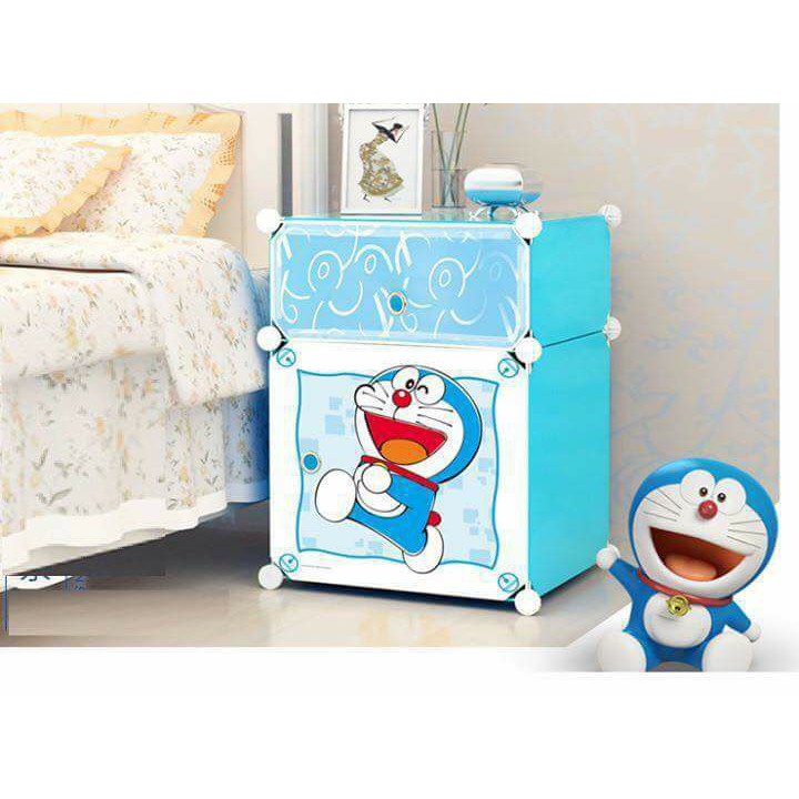 TỦ NHỰA LẮP GHÉP 2 TẦNG ĐỂ ĐẦU GIƯỜNG