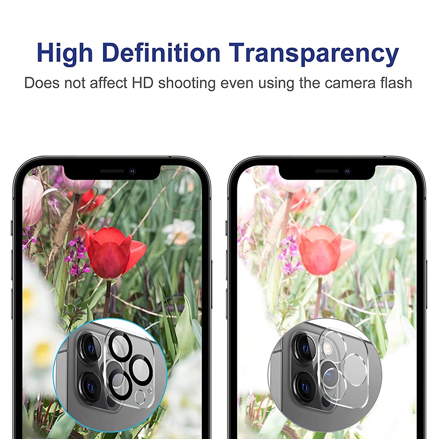 Set 3 Kính cường lực bảo vệ camera sau cho iPhone 13 Pro Max 13 Mini 11 12 Pro Max 13Pro