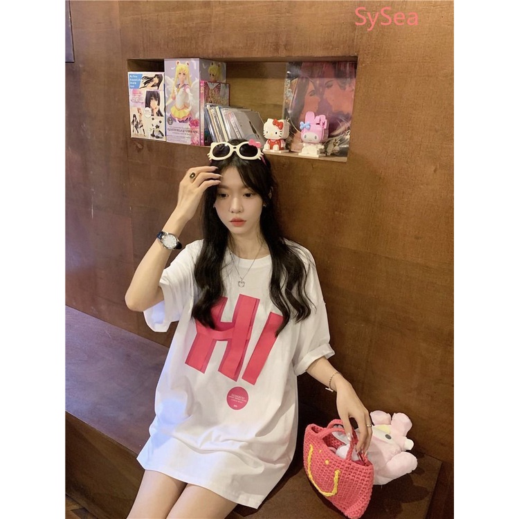 Áo Thun In Chữ Thời Trang Mùa Hè Hàn Quốc Dành Cho Nữ