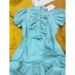 đầm babydoll xanh dương