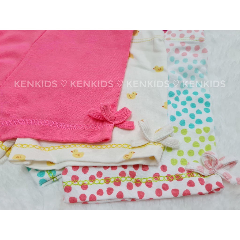 Quần Short / quần đùi thun phối nơ cho bé gái BABY WEAR (0-12 tháng)