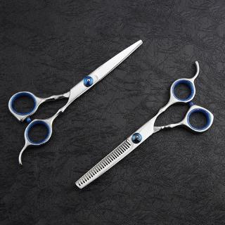 6-inch bamboo handle haircut, flat scissors, Liuhai scissors, thin scissors