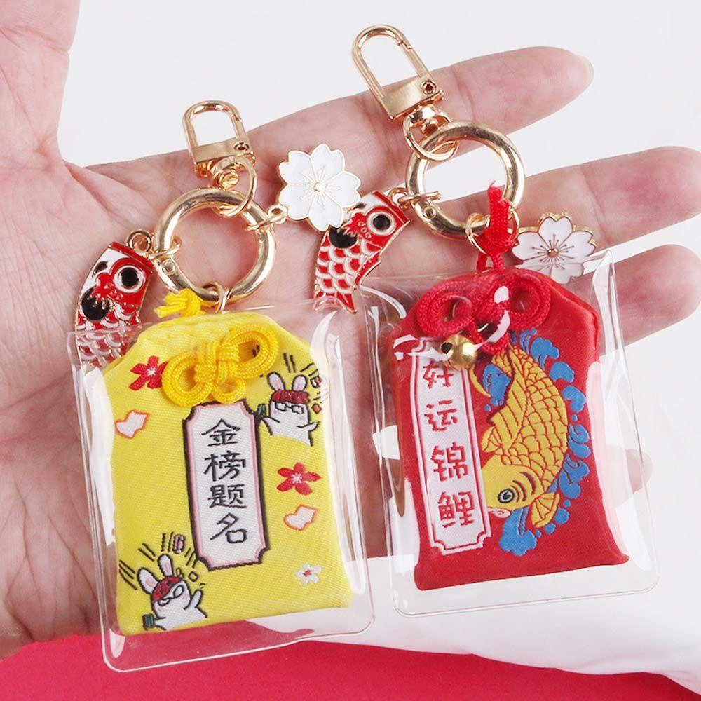 Móc Khóa Bùa Hộ Mệnh Hoạt Hình Bằng Hợp Kim Độc Đáo Trang Trí Xe Hơi / Túi Xách