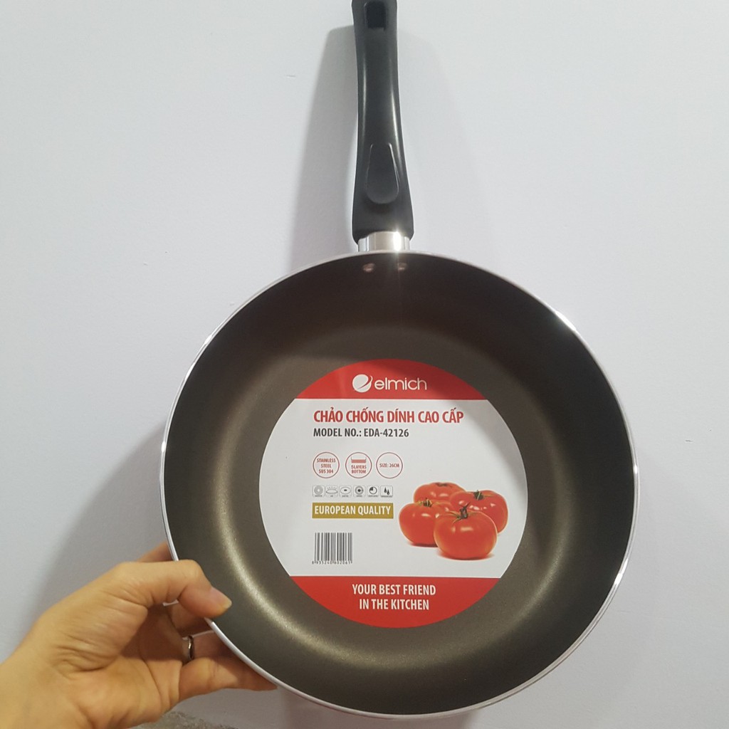 CHẢO CHỐNG DÍNH ELMICH 26CM ĐAY TỪ