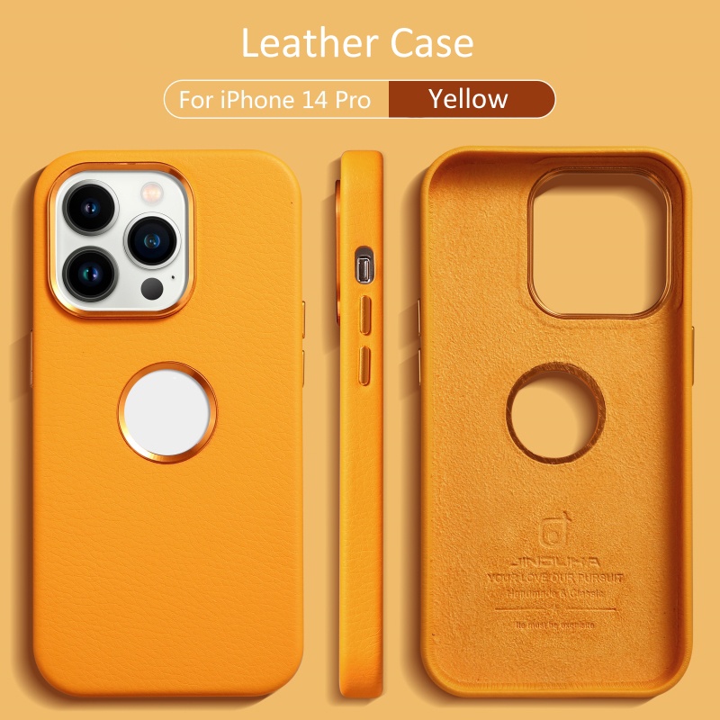 Ốp Điện Thoại Da Chống Sốc Chống Rơi Chất Lượng Cao Cho iPhone 14 13 12 Pro Max Plus